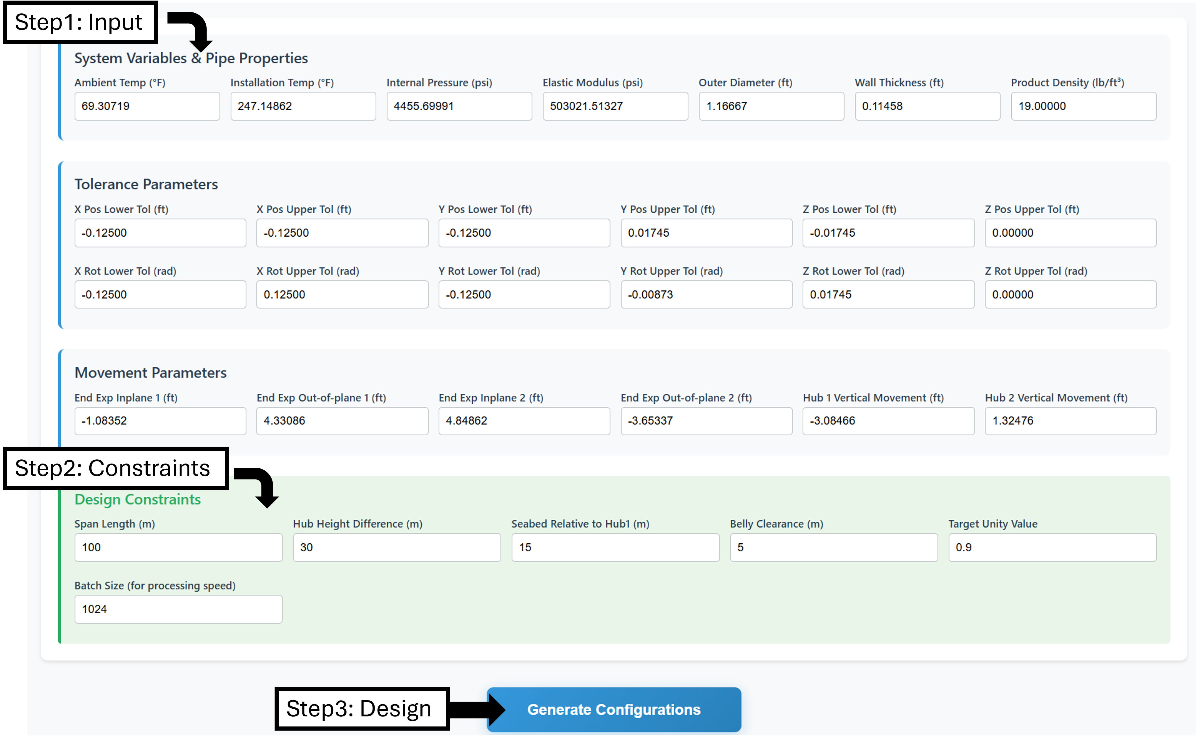 Configuration Design UI
